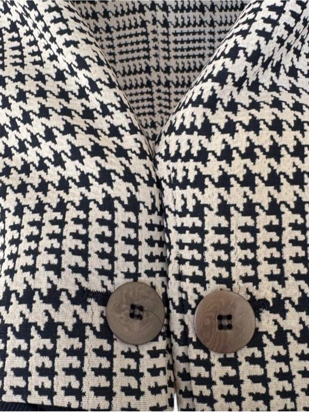 Giorgio Armani Le Collezioni Houndstooth Double-Breasted Blazer IT 44 / US 10 - Picture 5 of 11